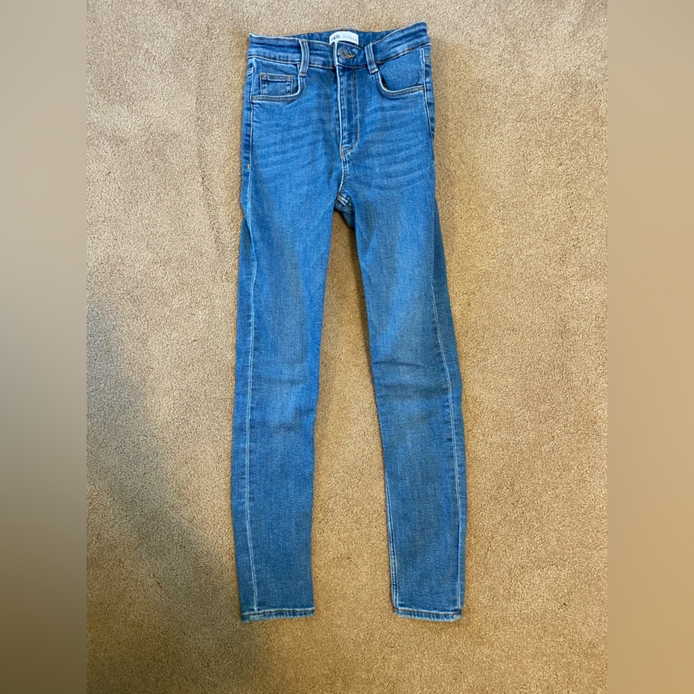 Zara High-rise skinny jeans
